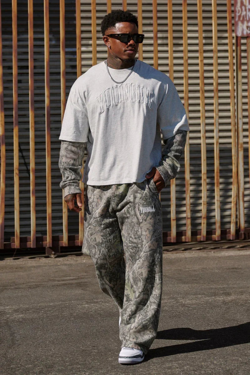2133 - Tree Camo Baggy Sweats Restock (Limited quantity)